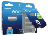 Batérie PANASONIC Eneloop AAA 800 mAh 8 ks.