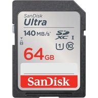 Pamäťová karta SanDisk Ultra SD 64 GB SDHC 140 MB/S