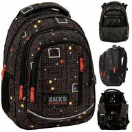 Školský batoh BackUP 24 L pre chlapca, ktorý je fanúšikom hry PAC-MAN