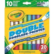 8311 Crayola Obojstranné popisovače 10 farieb. Doodlers