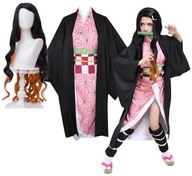 OUTFIT KOSTÝM JEDNORÁZOVÝ DEMON SLAYER ANIME Parochňa NEZUKO KAMADO 152/158