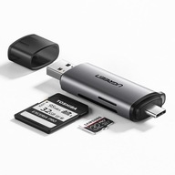 Čítačka pamäťových kariet SD/micro SD USB+USB-C UGREEN