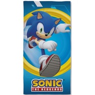 Osuška pre deti 70x140 veľká 100% bavlna Sonic Fast Hedgehog