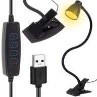 LED školská stolová lampa s USB príchytkou