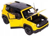 JEEP RENEGADE TRAILHAWK KOVOVÝ MODEL WELLY 1:24 ŽLTÝ