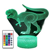 3D LED USB LAMPA DINOSAUR T-REX JURASSIC PARK