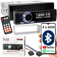 AUTORÁDIO 1DIN RDS BLUETOOTH USB AUX MIKROFÓN DIAĽKOVÝ DIAĽKOVÝ PANEL