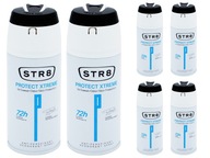 6x ANTIPERSPIRANT DEODORANT STR8 PROTECT XTREME SPRAY 3D 72h OCHRANA 150ml