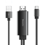 ADAPTÉROVÝ KÁBEL USB-C TYP C NA HDMI 4K 180cm