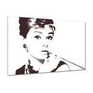 Obrázky 60x40 Audrey Hepburn Cigarillo