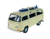 WELLY 1972 VW VOLKSWAGEN BUS T2 S BÉŽOVOU DOSKOU 1:34