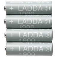 IKEA LADDA Nabíjacie batérie HR06 AA 1,2V 1900mAh 4ks