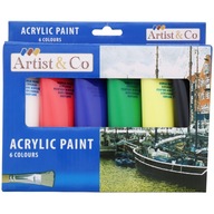 Artist&Co akrylové farby 6 ks x 75 ml