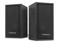 Počítačové reproduktory 2.0 Natec Panther 6W drevené