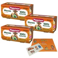 PLASMON Dinner Hovädzie mäso (2x80g)x3 + PAD