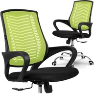 Mikrosieťovaná kancelárska stolička Sofotel Denar, zelená