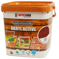 IMPREGNÁCIA DREVA Acrylic Active IF - 5L - mahagón