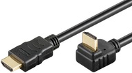 Uhlový kábel HDMI, 2 m, kábel s uhlom 90°