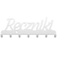 VEŠIAK NA UTERÁKY BIELY na stenu