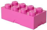 LEGO OBEDOVÝ BOX 2x4 RUŽOVÝ OBEDOVÝ BOX