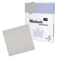 Medisorb Silver Pad na ťažké rany 10x10cm 5 ks.