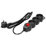 Predlžovací kábel Power strip 1,5M so SWITCH