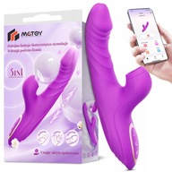 Dámsky vibrátor klitorisu dildo so 7 režimami ťahu a 10 režimami vibrácií