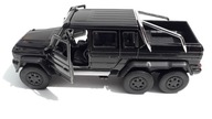 Mercedes-Benz G 63 AMG 6x6 Black Metal WELLY 1:34