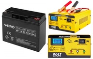 AGM 12V 18Ah PRE UPS ALARM VOZÍK SKÚTER AUTO LED ZÁLOŽNÉ + USMERŇOVAČ