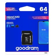 KARTA GOODRAM HC MICRO SD 64GB/AD CL10 M1AA