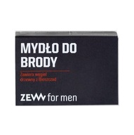 ZEW FOR MEN Mydlo na fúzy s dreveným uhlím