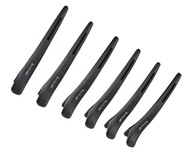 Kadernícke sponky Straight CLIPS Black 6 kusov 11,5 cm CARBON