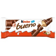 Kinder Bueno tyčinka 43g (Balenie 15 kusov) CELÁ KRABIČKA 15 KUSOV x 43g