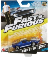 Mattel Fast & Furious Fast & Furious Autíčko Ford GT-40 - FCF35 FCN88