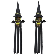 2PCS Halloween Party LED predné dvere