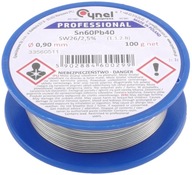 Spájkovací plech s tavidlom SW26, Cynel, 0,9 mm 100 g TIN 090/100