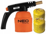 Plynová fúkačka NEO TOOLS + 2 NÁPLŇKY 190G