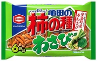 Kameda Kaki No Tane JAPONSKÉ ryžové krekry WASABI, 182g