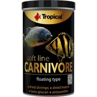 Soft Line Carnivore Krmivo pre mäsožravé ryby, mäkké plávajúce, 1L