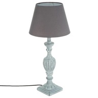 Renzo Grey Vintage Retro stolná lampa do obývačky, spálne, klasické drevo