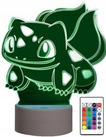 BULBASAUR POKEMON GO LED NOČNÁ LAMPA PRE DETI