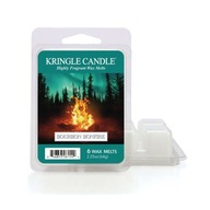 Vosk s vôňou Bourbon Bonfire Kringle Candle