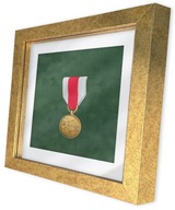 3D fotorámček na medailu Zlatá numizmatická krabička