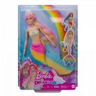 Barbie morská panna Rainbow Transformation Bábika GTF89