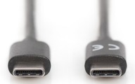 DIGITUS Kábel USB-C Type C PD Quick Charge 3A 3m