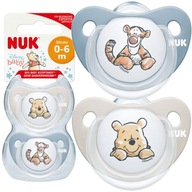 NUK SILICONE DISNEY WINNIE cumlík 0-6M + UKLIDŇUJÚCE ANATOMICKÉ PUZDRO