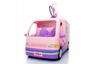 Veľký XL karavan pre bábiky so skladacou kuchynkou a bicyklom