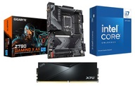 Sada Intel i7-14700KF + GIGABYTE Z790 GAMING X AX + 64 GB 6000 DDR5