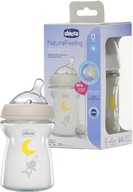 CHICCO NATURALFEELING SKLENENÁ FĽAŠA 250ml 0M+