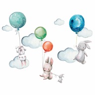 Samolepky na stenu BUNTS, CLOUDS, BALOONS pre deti